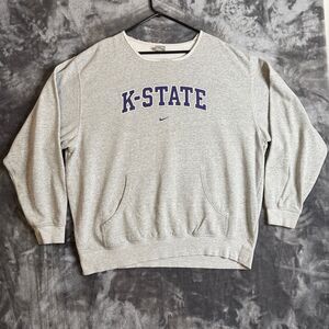 Vintage Y2K Nike Team Kentucky State Universety Long Sleeve Crewneck Size XXL